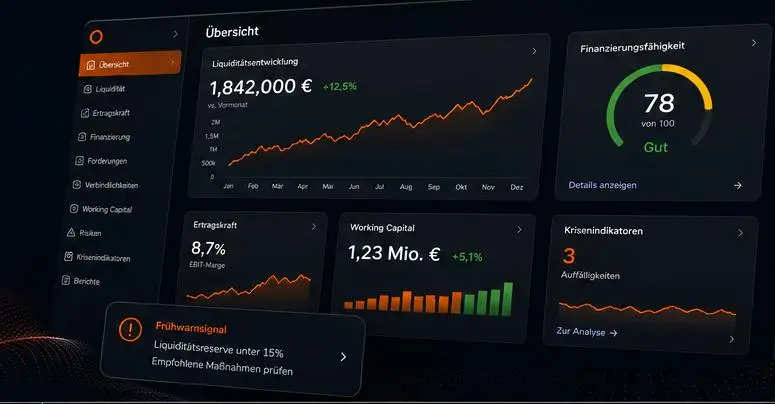 DEALS-24 Dashboard – Liquiditätsüberwachung